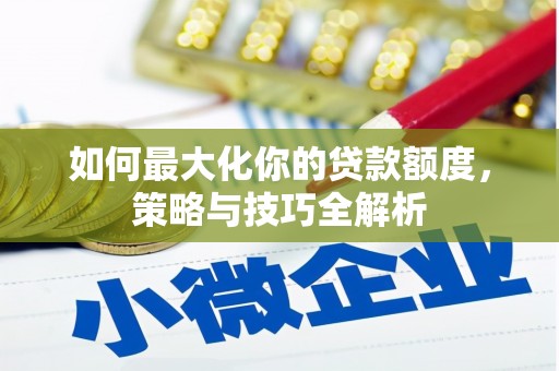 萨尔图如何最大化你的贷款额度，策略与技巧全解析